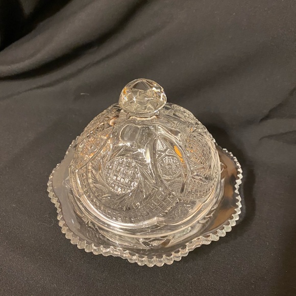 Vintage LE Smith Glass Dome Dish - Picture 2 of 6